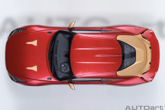 77514 1/18 NISSAN GT-R50 BY ITALDESIGN (METALLIC RED / GOLD)