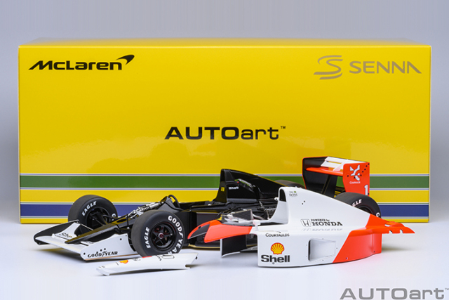 89150 1/18 McLAREN HONDA MP4/6 1991 A.SENNA #1 (WITHOUT McLAREN LOGO)
