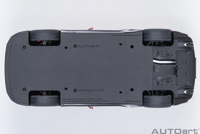 77514 1/18 NISSAN GT-R50 BY ITALDESIGN (METALLIC RED / GOLD)