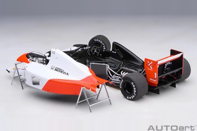 89150 1/18 McLAREN HONDA MP4/6 1991 A.SENNA #1 (WITHOUT McLAREN LOGO)