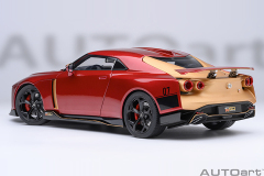 77514 1/18 NISSAN GT-R50 BY ITALDESIGN (METALLIC RED / GOLD)