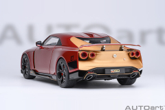 77514 1/18 NISSAN GT-R50 BY ITALDESIGN (METALLIC RED / GOLD)