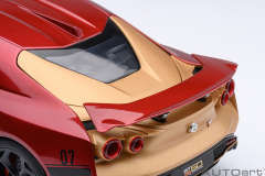 77514 1/18 NISSAN GT-R50 BY ITALDESIGN (METALLIC RED / GOLD)