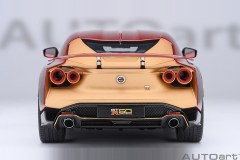 77514 1/18 NISSAN GT-R50 BY ITALDESIGN (METALLIC RED / GOLD)