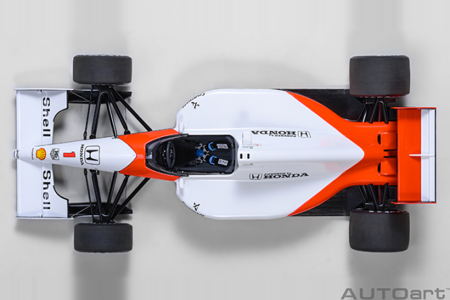 89150 1/18 McLAREN HONDA MP4/6 1991 A.SENNA #1 (WITHOUT McLAREN LOGO)