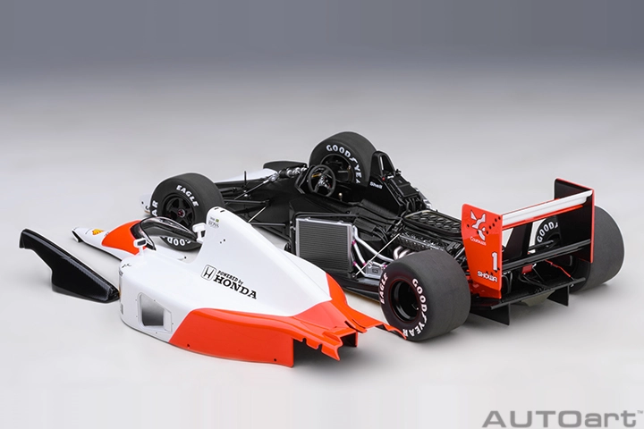 89150 1/18 McLAREN HONDA MP4/6 1991 A.SENNA #1 (WITHOUT McLAREN LOGO)