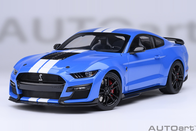 73094 1/18 FORD MUSTANG SHELBY GT500 (GRABBER BLUE)