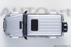 76358 1/18 MERCEDES-AMG G63 2019 (IRIDIUM SILVER METALLIC)