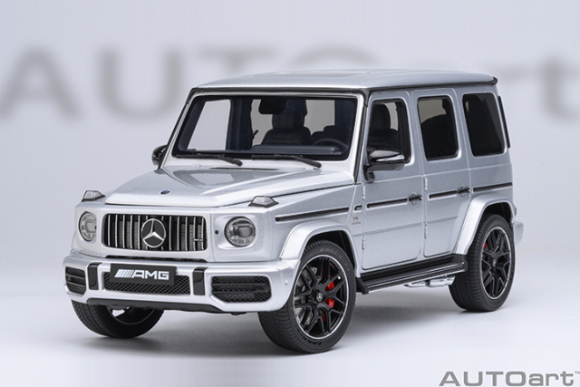 76358 1/18 MERCEDES-AMG G63 2019 (IRIDIUM SILVER METALLIC)