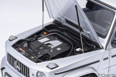 76358 1/18 MERCEDES-AMG G63 2019 (IRIDIUM SILVER METALLIC)