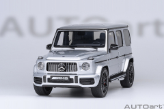 76358 1/18 MERCEDES-AMG G63 2019 (IRIDIUM SILVER METALLIC)