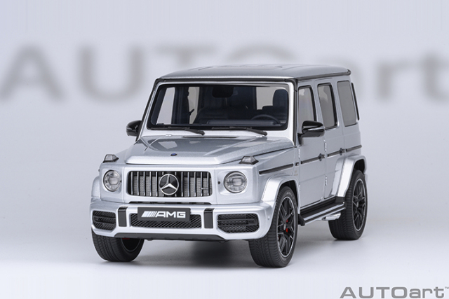 76358 1/18 MERCEDES-AMG G63 2019 (IRIDIUM SILVER METALLIC)