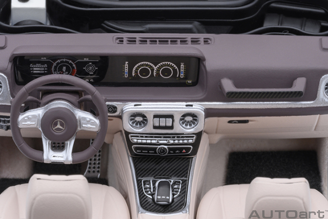 76356 1/18 MERCEDES-AMG G63 2019（DESIGNO BRILLIANT WHITE METALLIC)