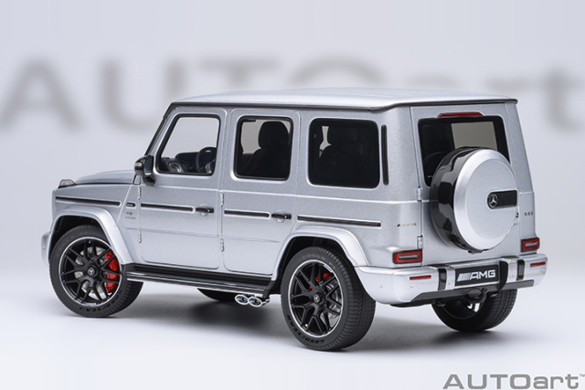76358 1/18 MERCEDES-AMG G63 2019 (IRIDIUM SILVER METALLIC)