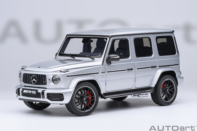 76358 1/18 MERCEDES-AMG G63 2019 (IRIDIUM SILVER METALLIC)