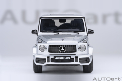 76358 1/18 MERCEDES-AMG G63 2019 (IRIDIUM SILVER METALLIC)