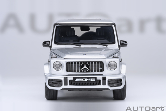 76358 1/18 MERCEDES-AMG G63 2019 (IRIDIUM SILVER METALLIC)