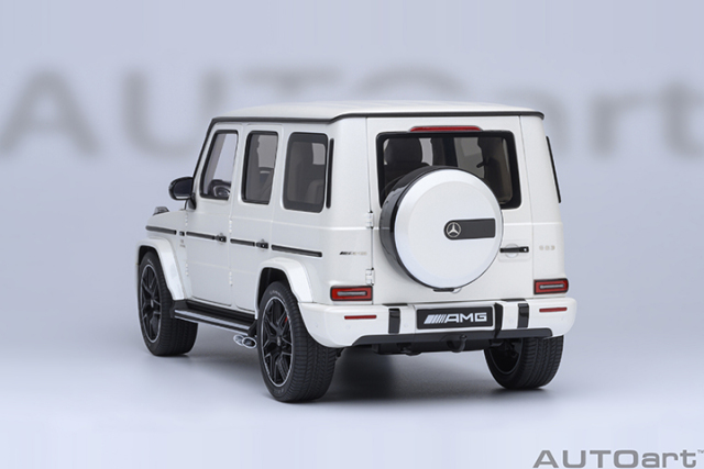 76356 1/18 MERCEDES-AMG G63 2019（DESIGNO BRILLIANT WHITE METALLIC)