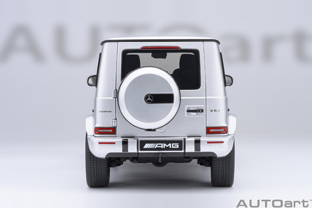 76358 1/18 MERCEDES-AMG G63 2019 (IRIDIUM SILVER METALLIC)