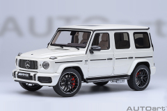 76356 1/18 MERCEDES-AMG G63 2019（DESIGNO BRILLIANT WHITE METALLIC)