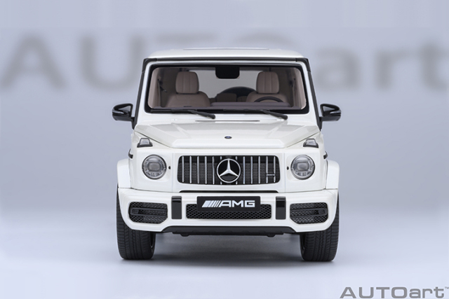 76356 1/18 MERCEDES-AMG G63 2019（DESIGNO BRILLIANT WHITE METALLIC)
