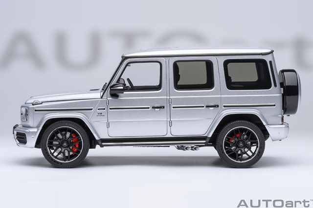 76358 1/18 MERCEDES-AMG G63 2019 (IRIDIUM SILVER METALLIC)