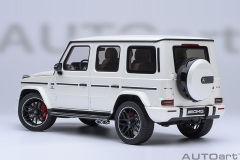 76356 1/18 MERCEDES-AMG G63 2019（DESIGNO BRILLIANT WHITE METALLIC)