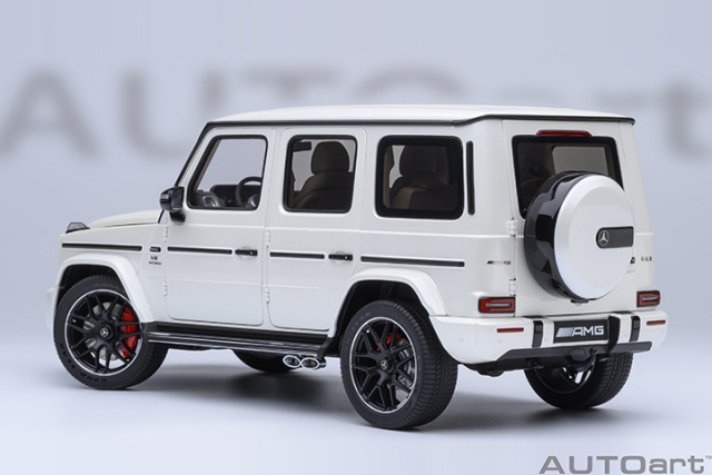 76356 1/18 MERCEDES-AMG G63 2019（DESIGNO BRILLIANT WHITE METALLIC)