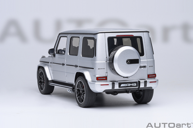76358 1/18 MERCEDES-AMG G63 2019 (IRIDIUM SILVER METALLIC)