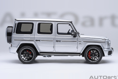 76358 1/18 MERCEDES-AMG G63 2019 (IRIDIUM SILVER METALLIC)