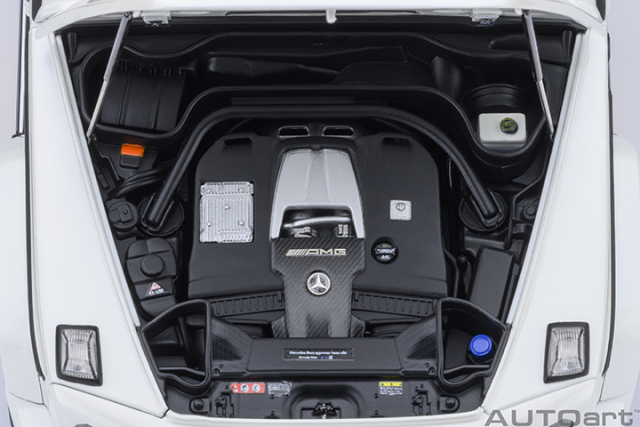 76356 1/18 MERCEDES-AMG G63 2019（DESIGNO BRILLIANT WHITE METALLIC)