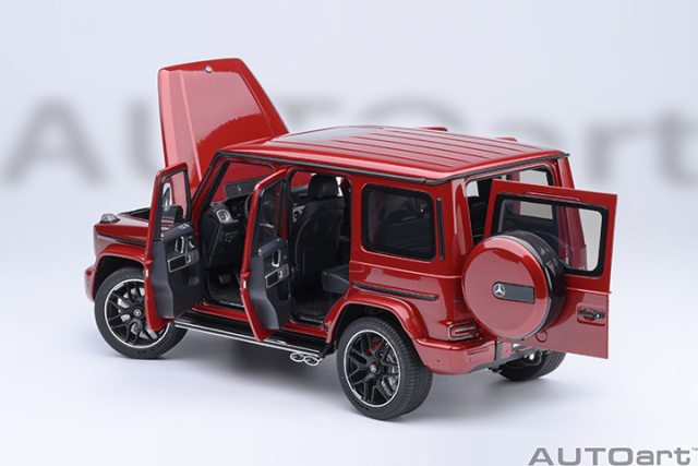 76353 1/18 MERCEDES-AMG G63 2019 (DESIGNO CARDINAL RED METALLIC)