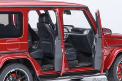 76353 1/18 MERCEDES-AMG G63 2019 (DESIGNO CARDINAL RED METALLIC)