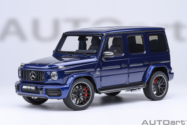 76359 1/18 MERCEDES-AMG G63 2019 (BRILLIANT BLUE METALLIC)