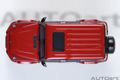 76353 1/18 MERCEDES-AMG G63 2019 (DESIGNO CARDINAL RED METALLIC)