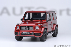 76353 1/18 MERCEDES-AMG G63 2019 (DESIGNO CARDINAL RED METALLIC)