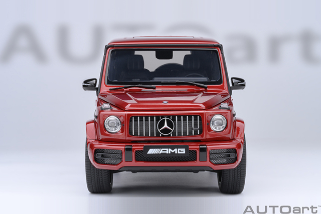76353 1/18 MERCEDES-AMG G63 2019 (DESIGNO CARDINAL RED METALLIC)