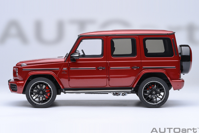 76353 1/18 MERCEDES-AMG G63 2019 (DESIGNO CARDINAL RED METALLIC)