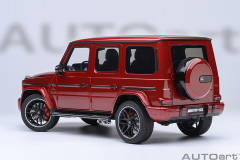 76353 1/18 MERCEDES-AMG G63 2019 (DESIGNO CARDINAL RED METALLIC)