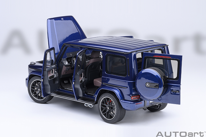 76359 1/18 MERCEDES-AMG G63 2019 (BRILLIANT BLUE METALLIC)