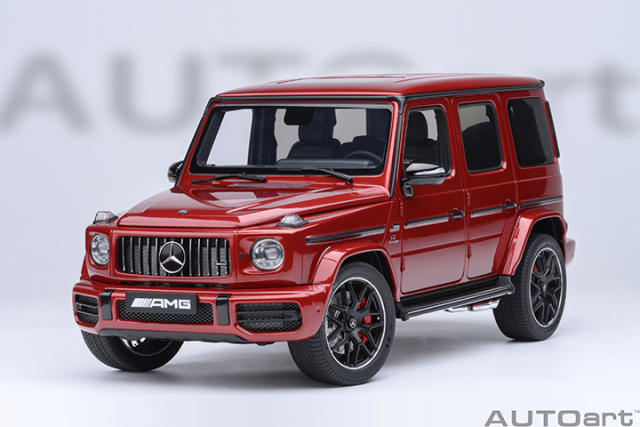 76353 1/18 MERCEDES-AMG G63 2019 (DESIGNO CARDINAL RED METALLIC)
