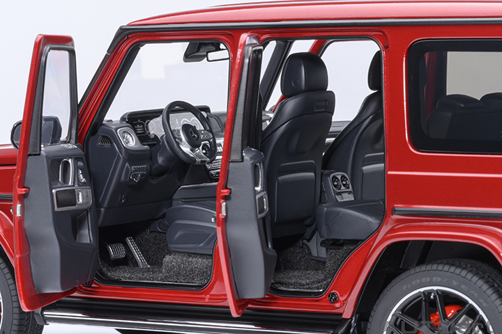76353 1/18 MERCEDES-AMG G63 2019 (DESIGNO CARDINAL RED METALLIC)