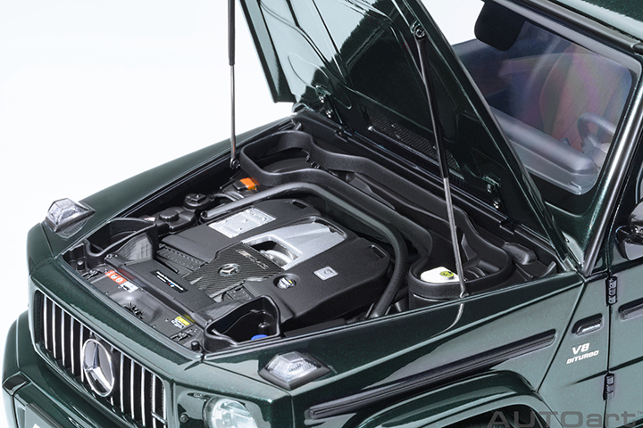 76355 1/18 MERCEDES-AMG G63 2019 (EMERALD GREEN METALLIC)