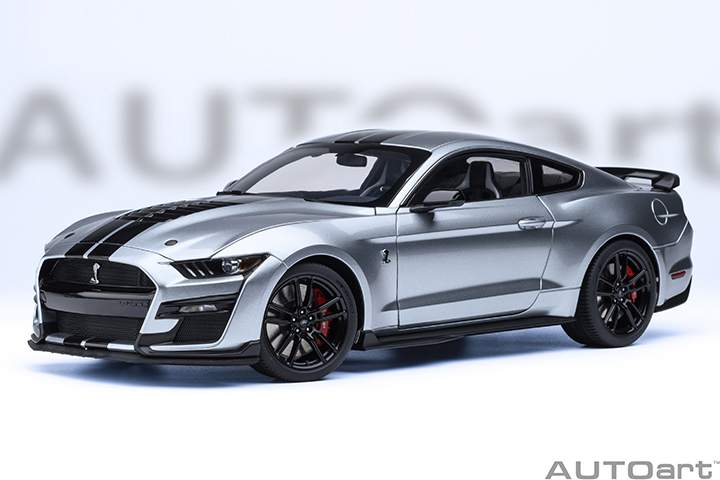 73096 1/18 FORD MUSTANG SHELBY GT500 (ICONIC SILVER)