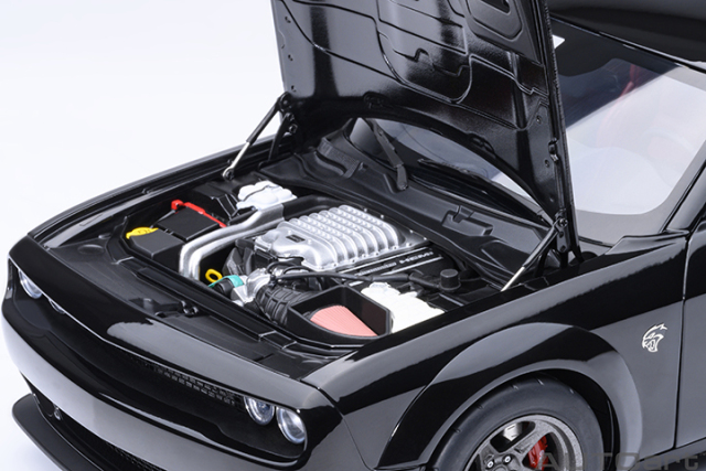 71765 1/18 DODGE CHALLENGER SRT SUPER STOCK 2023 (PITCH BLACK)