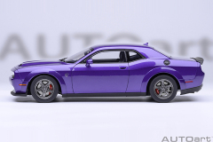 71768 1/18 DODGE CHALLENGER SRT SUPER STOCK 2023 (PLUM CRAZY/PURPLE)