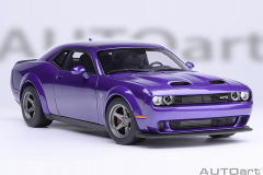 71768 1/18 DODGE CHALLENGER SRT SUPER STOCK 2023 (PLUM CRAZY/PURPLE)