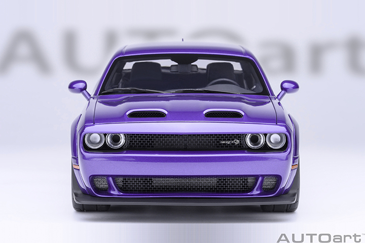 71768 1/18 DODGE CHALLENGER SRT SUPER STOCK 2023 (PLUM CRAZY/PURPLE)