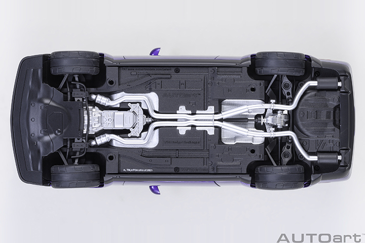 71768 1/18 DODGE CHALLENGER SRT SUPER STOCK 2023 (PLUM CRAZY/PURPLE)