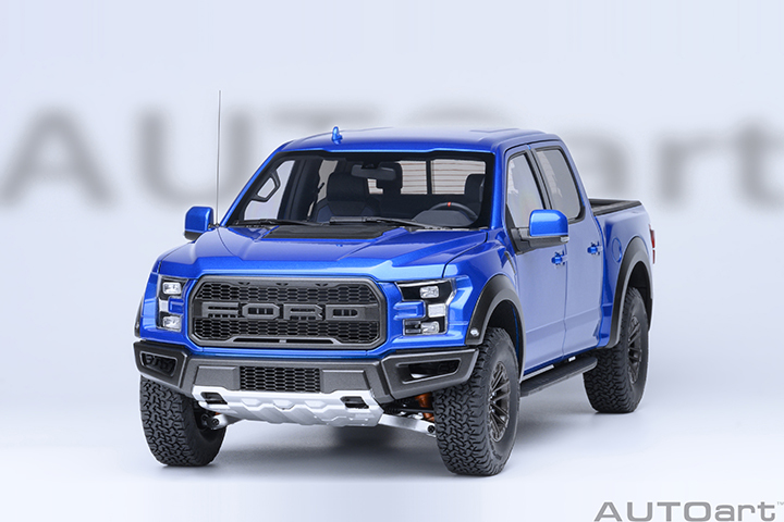 72949 1/18 FORD F-150 RAPTOR SUPERCREW 2019 (VELOCITY BLUE)